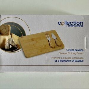 Bamboo Cheese Cutting Board Set